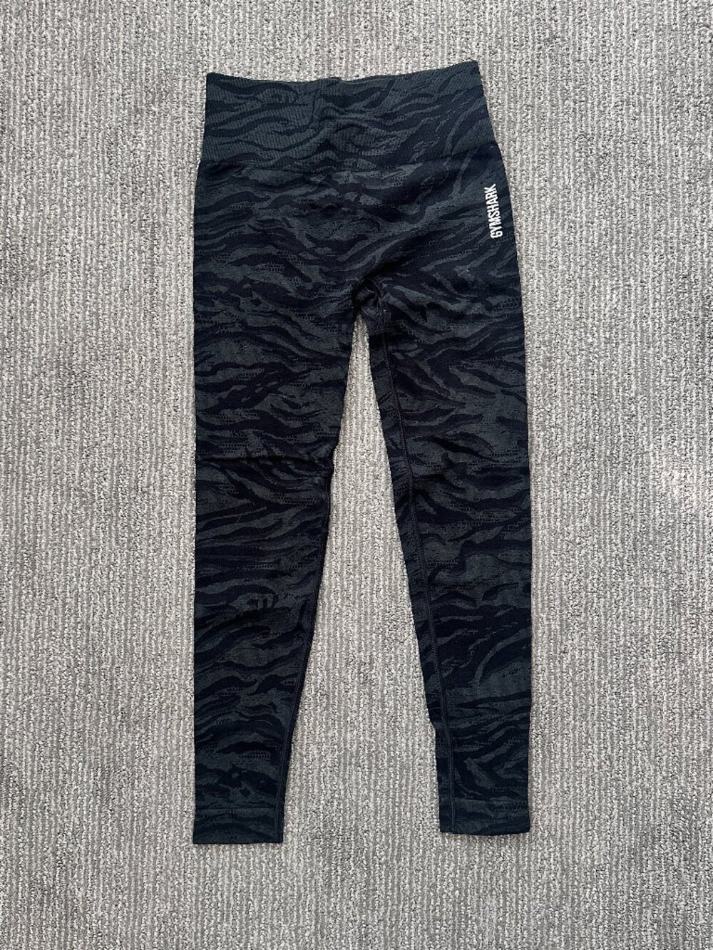 Gymshark Adapt Animal Seamless Gray and Black Leggings